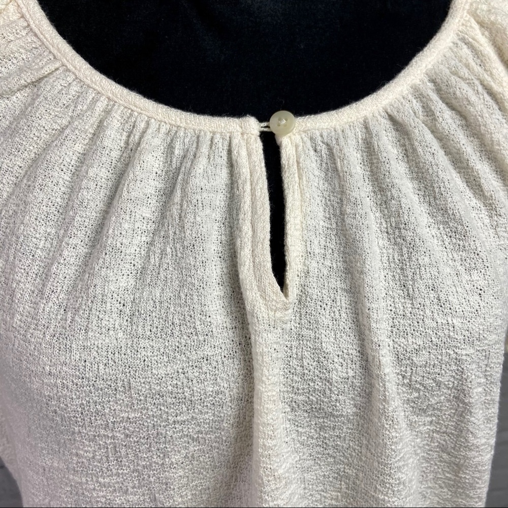 NWT Madewell Texture & Thread Ruffle Blouse - Picture 5 of 8